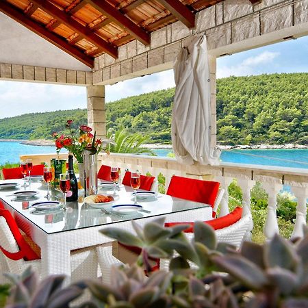 Waterfront Villa With Pool Vela Luka Exteriér fotografie
