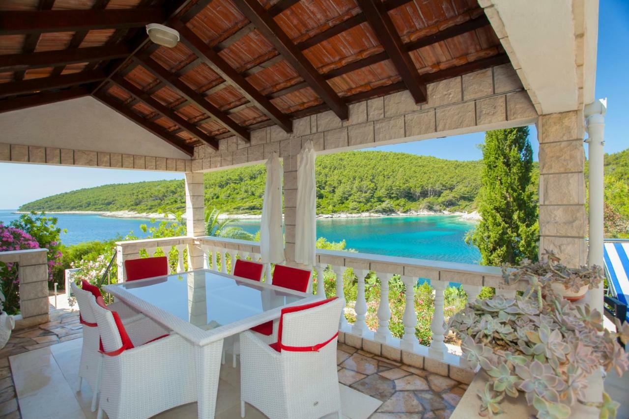 Waterfront Villa With Pool Vela Luka Exteriér fotografie