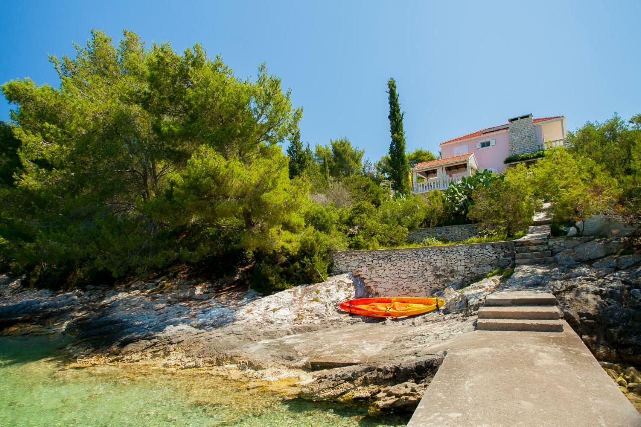 Waterfront Villa With Pool Vela Luka Exteriér fotografie