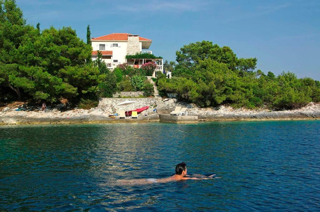 Waterfront Villa With Pool Vela Luka Exteriér fotografie